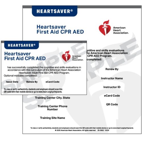 Heartsaver First Aid CPR AED
